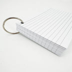 Leitner Flashcards A6 Classic Lined white 5