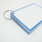 Leitner Flashcards A6 Classic Dotted blue with ring