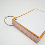 Leitner Flashcards A6 Classic Dotted orange with ring 2