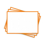 Leitner Flashcards A6 Classic Dotted orange
