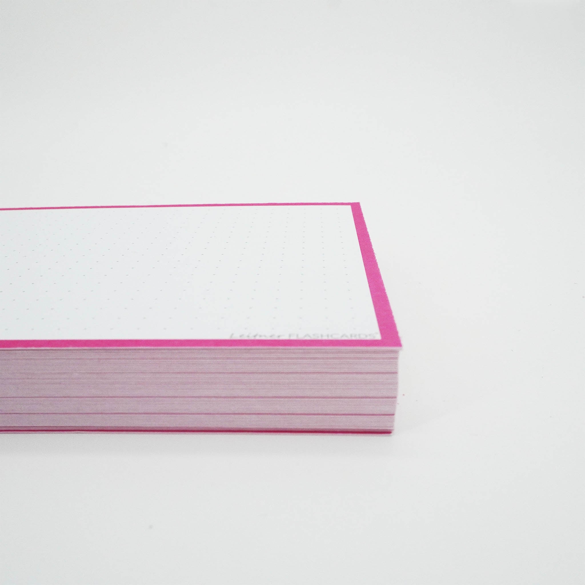 Leitner Flashcards A6 Classic Dotted pink 2