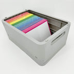 Leitner Flashcards A6 Classic Dotted pink in storage box