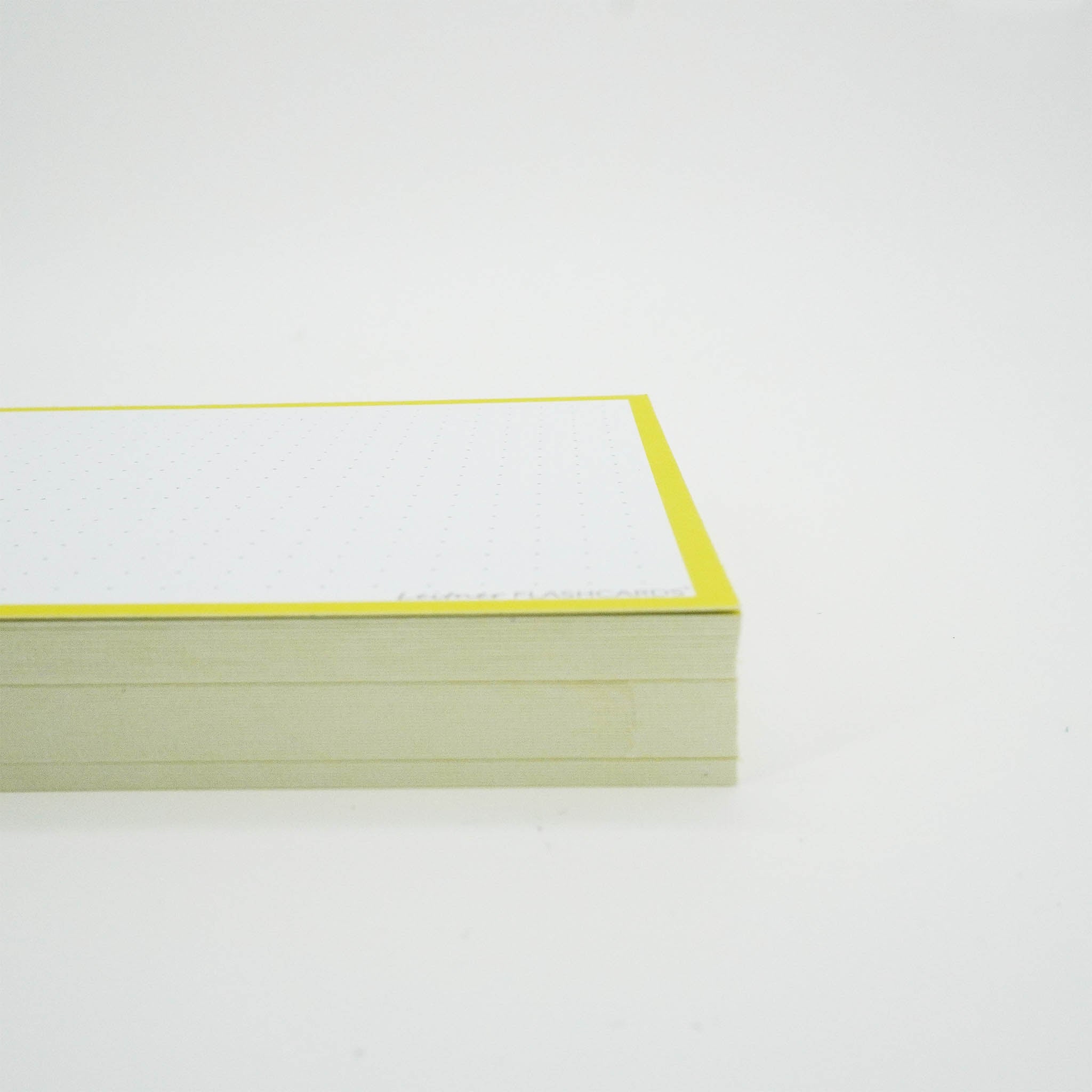 Leitner Flashcards A6 Classic Dotted yellow 2