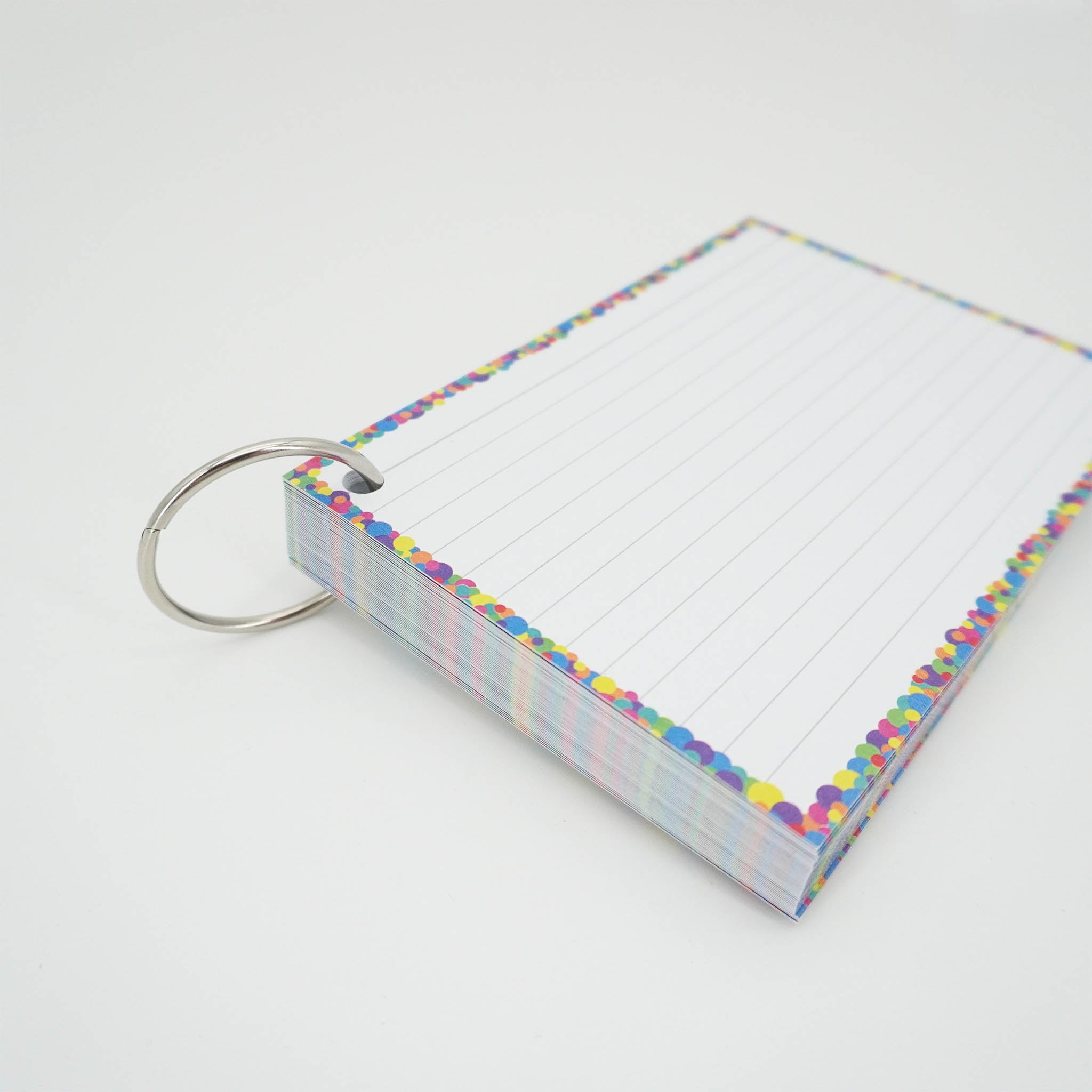 Leitner Flashcards A6 Classic Lined confetti 4