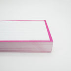 Leitner Flashcards A6 Classic Lined pink 3