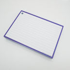 Leitner Flashcards A6 Classic Lined purple 2