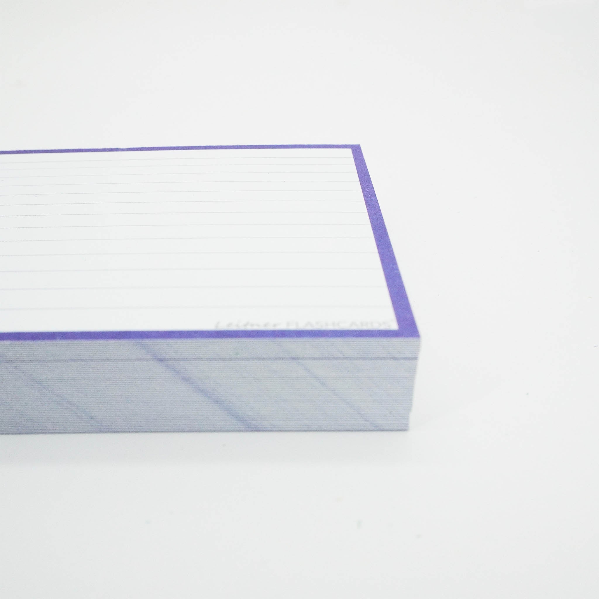 Leitner Flashcards A6 Classic Lined purple 3