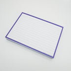 Leitner Flashcards A6 Classic Lined purple with ring
