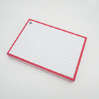 Leitner Flashcards A6 Classic Lined red 2