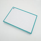 Leitner Flashcards A6 Classic Lined turquoise 2