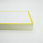 Leitner Flashcards A6 Classic Lined yellow 2
