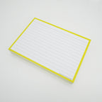 Leitner Flashcards A6 Classic Lined yellow 3