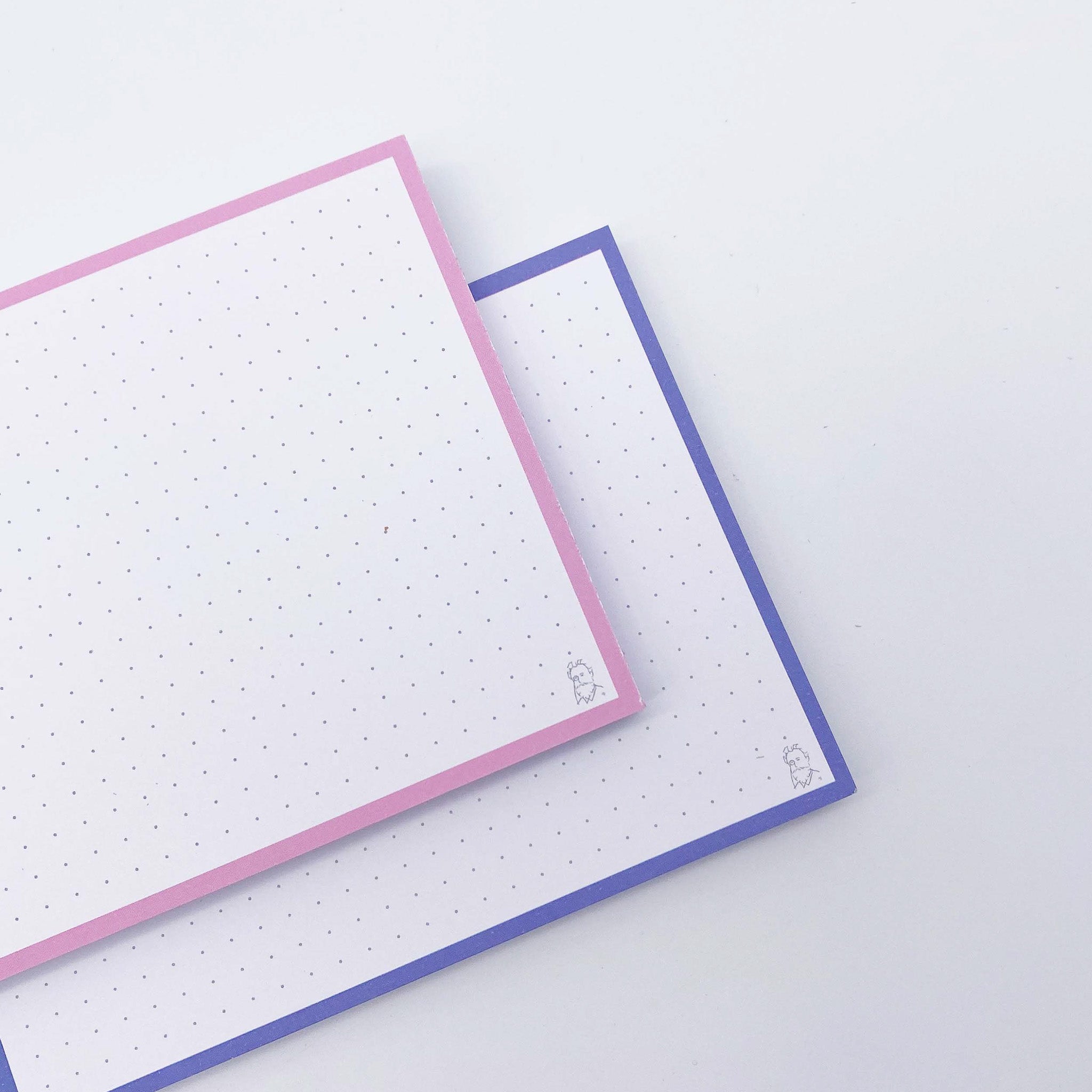 Leitner Flashcards A6 Duo Dotted - Blueberry Bubble Tea