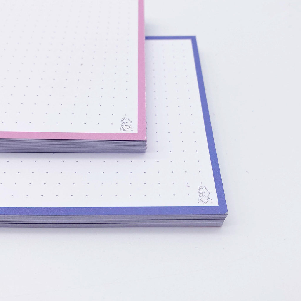 Leitner Flashcards A6 Duo Dotted - Blueberry Bubble Tea