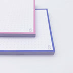 Leitner Flashcards A6 Duo Dotted - Blueberry Bubble Tea