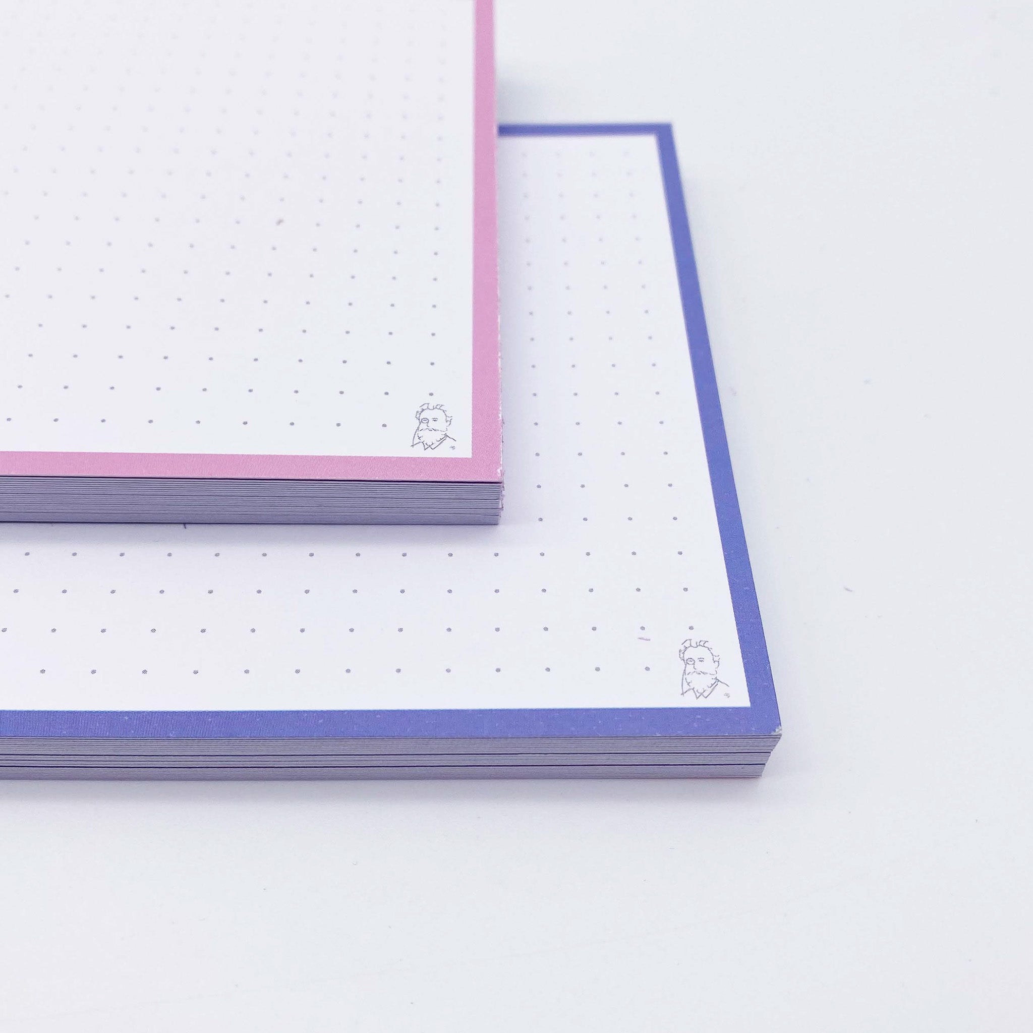 Leitner Flashcards A6 Duo Dotted - Blueberry Bubble Tea