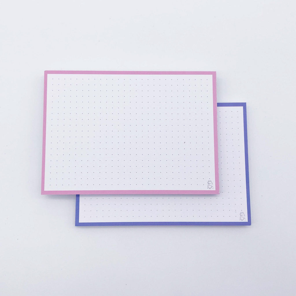 Leitner Flashcards A6 Duo Dotted - Blueberry Bubble Tea