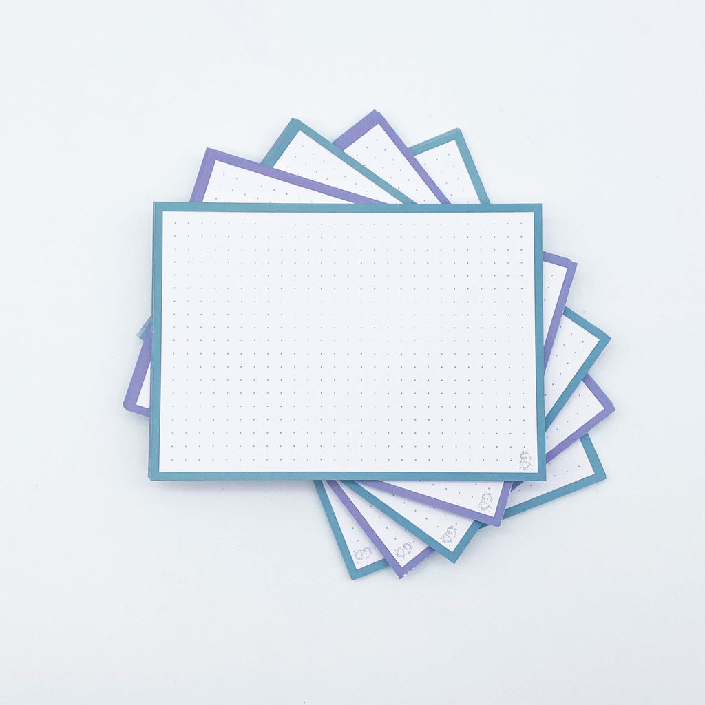 Leitner Flashcards A6 Duo Dotted - Lavender Sunset