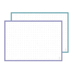 Leitner Flashcards A6 Duo Dotted - Lavender Sunset