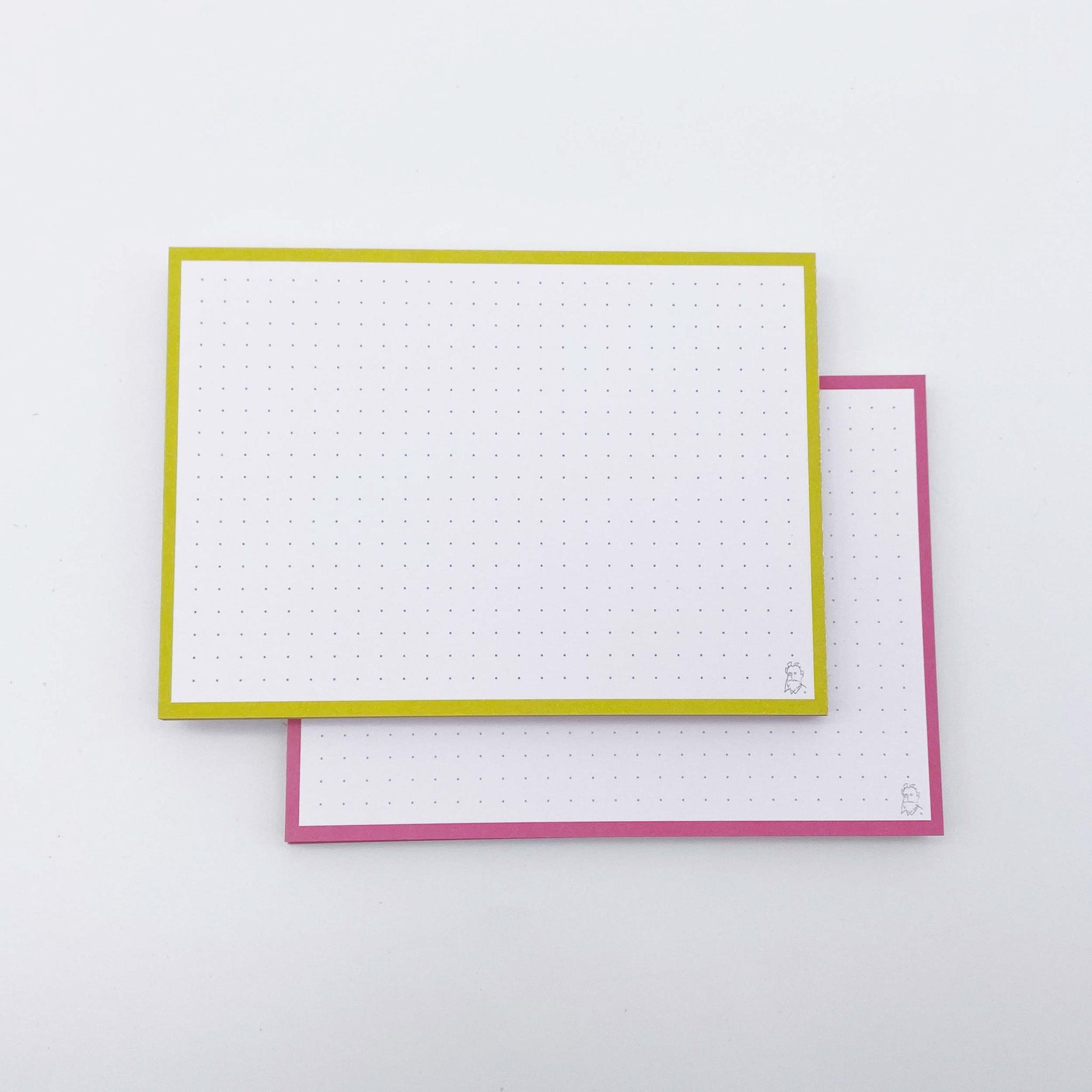 Leitner Flashcards A6 Duo Dotted - Mango-Raspberry Sorbet