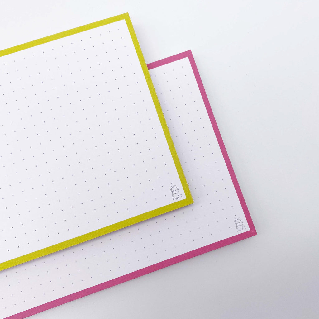 Leitner Flashcards A6 Duo Dotted - Mango-Raspberry Sorbet