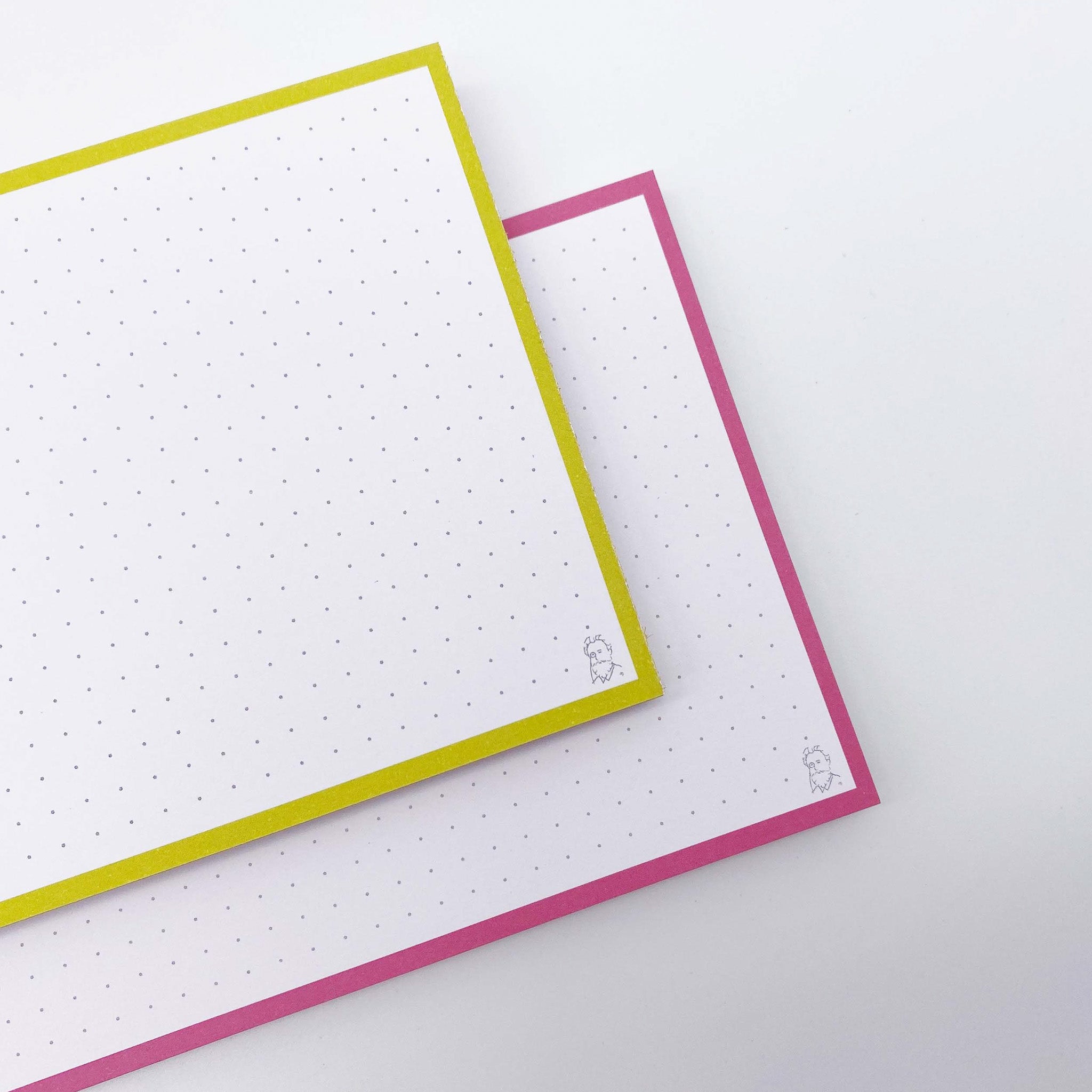 Leitner Flashcards A6 Duo Dotted - Mango-Raspberry Sorbet