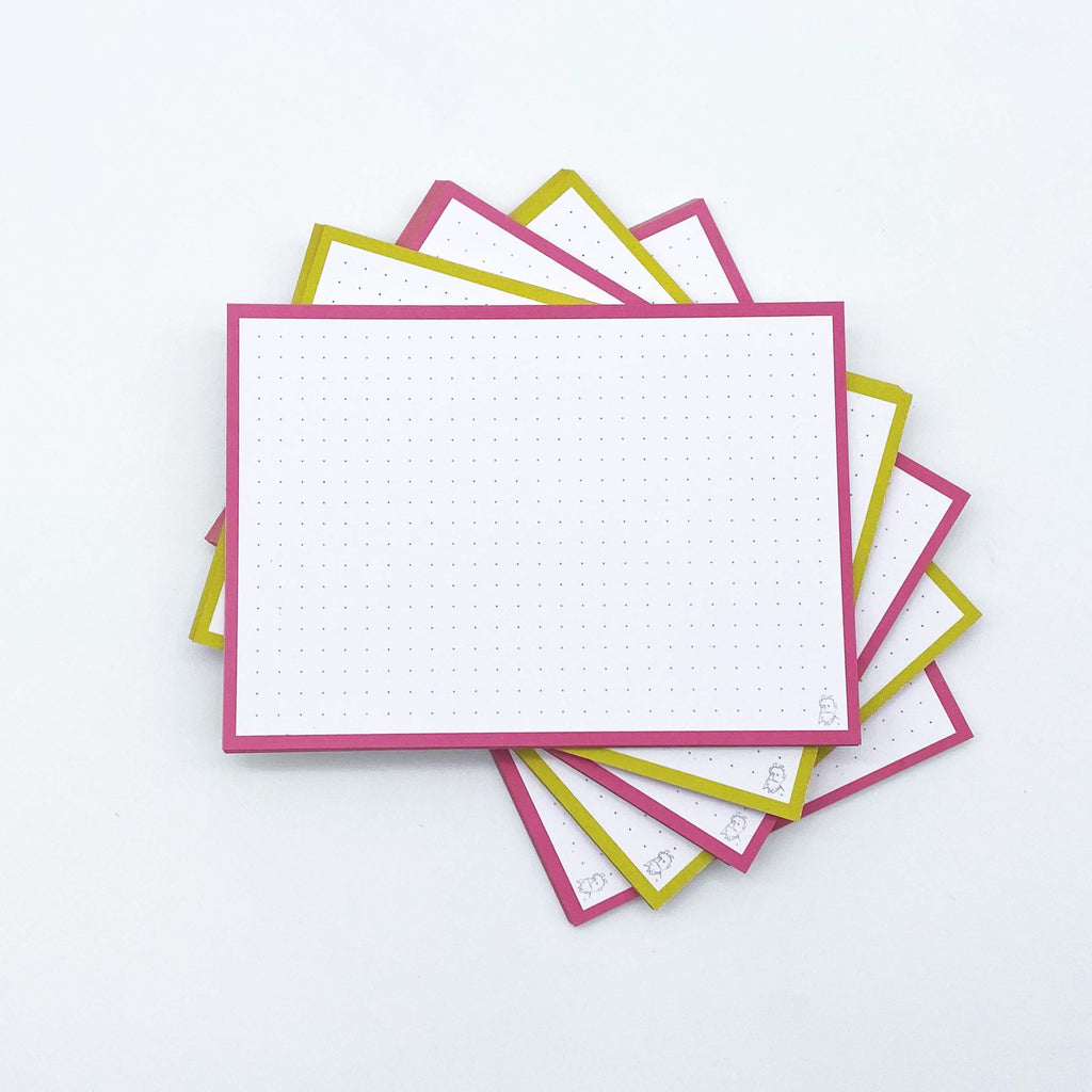 Leitner Flashcards A6 Duo Dotted - Mango-Raspberry Sorbet