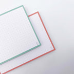 Leitner Flashcards A6 Duo Dotted - Mint-Peach Ice Tea