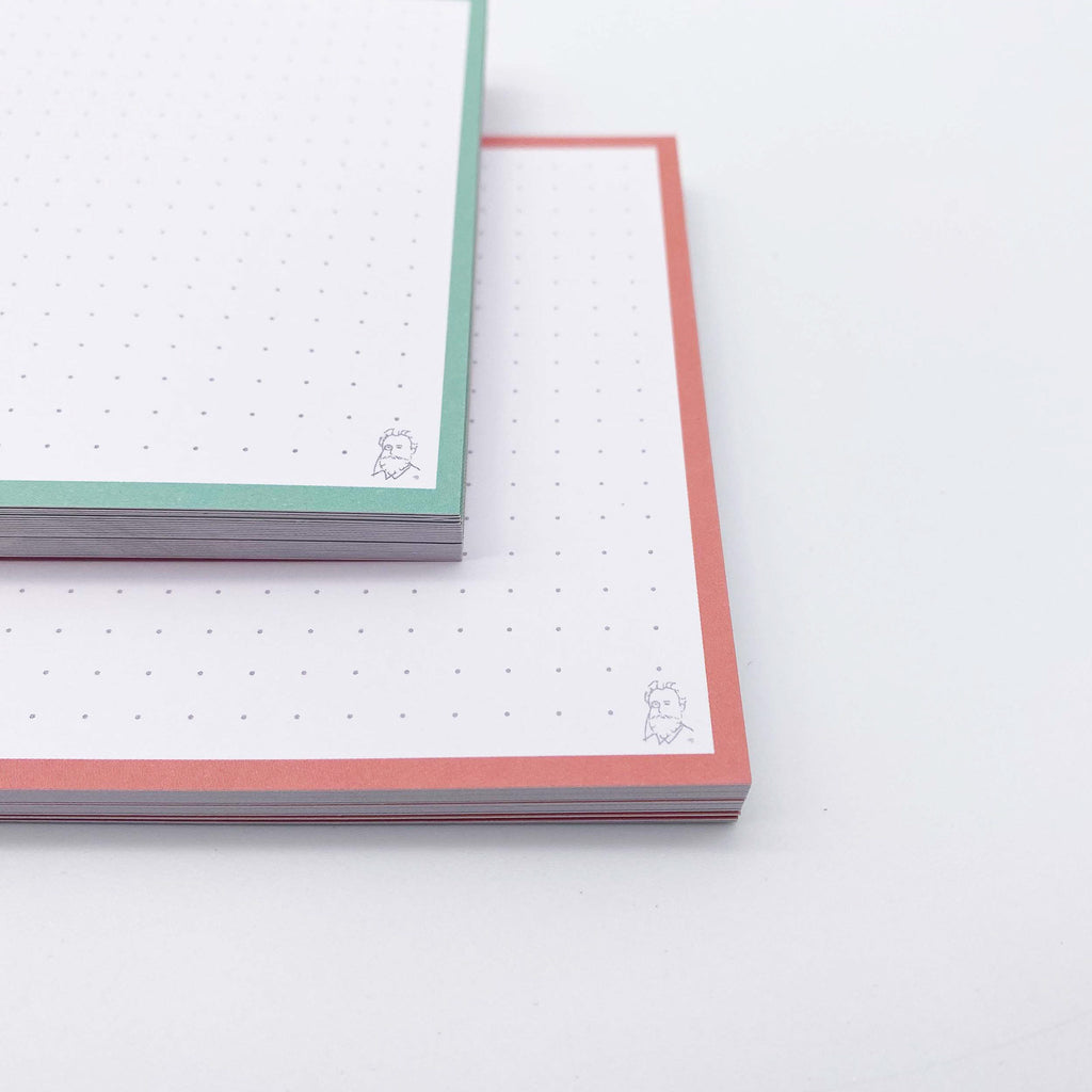 Leitner Flashcards A6 Duo Dotted - Mint-Peach Ice Tea