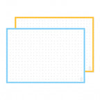 Leitner Flashcards A6 Duo Dotted - Walk on the Beach