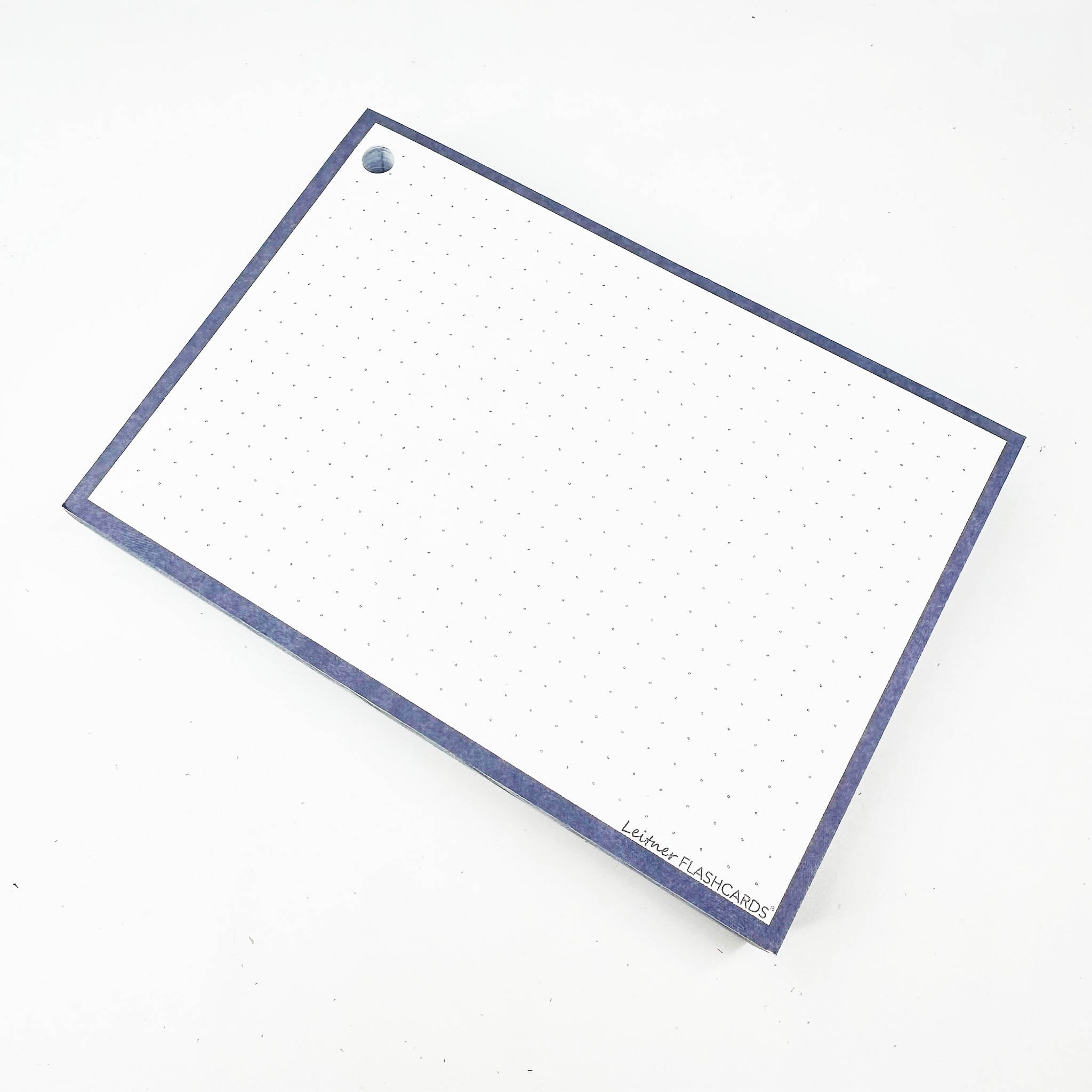 Leitner Flashcards A6 Earth Dotted blue 3