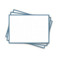 Leitner Flashcards A6 Earth Dotted blue