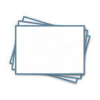 Leitner Flashcards A6 Earth Dotted blue