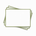 Leitner Flashcards A6 Earth Dotted green