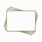 Leitner Flashcards A6 Earth Dotted green