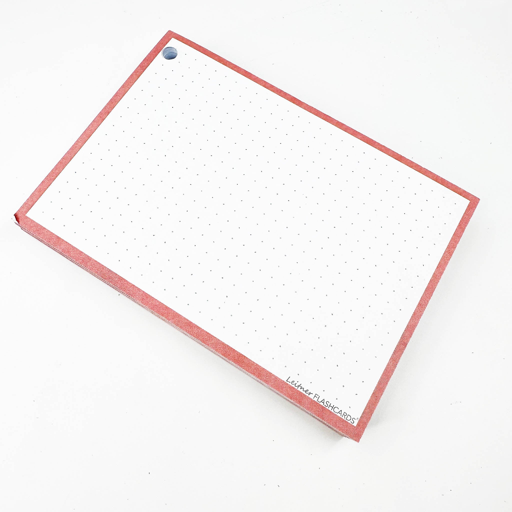 Leitner Flashcards A6 Earth Dotted pink 4