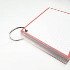 Leitner Flashcards A6 Earth Dotted pink 5
