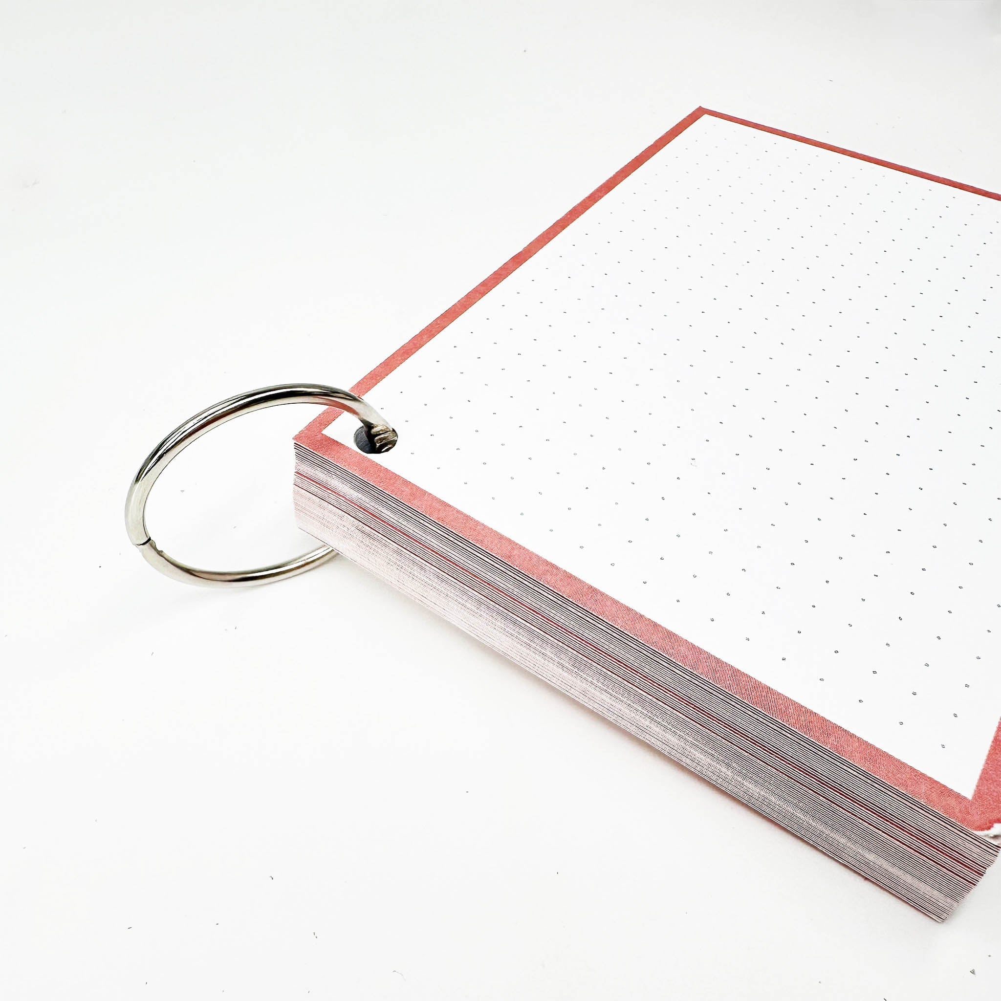 Leitner Flashcards A6 Earth Dotted pink 5
