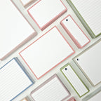 Leitner Flashcards A6 Earth Dotted pink lifestyle