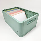 Leitner Flashcards A6 Earth Dotted sand in storage box