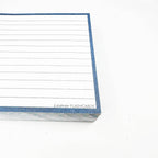 Leitner Flashcards A6 Earth Lined blue 2