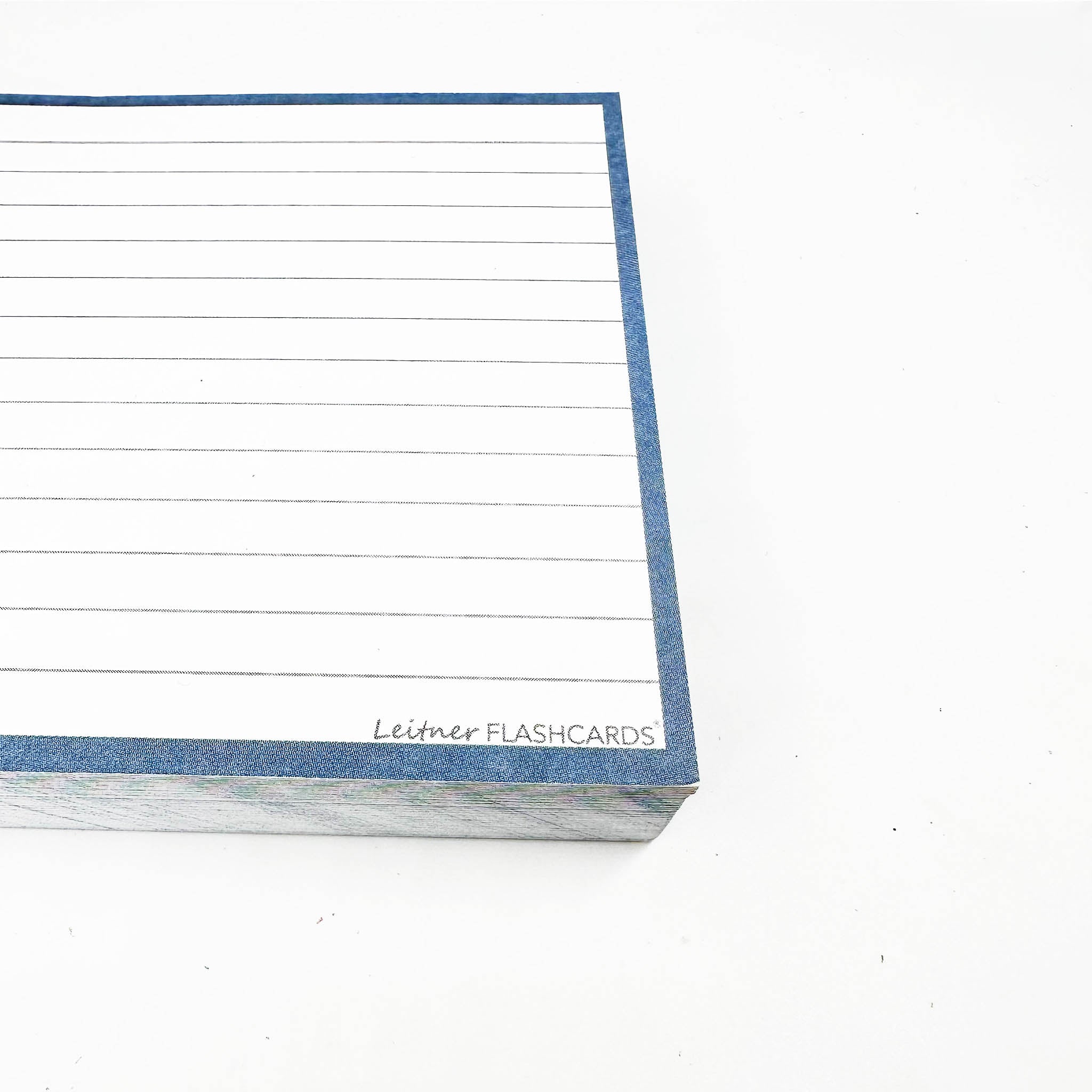 Leitner Flashcards A6 Earth Lined blue 2