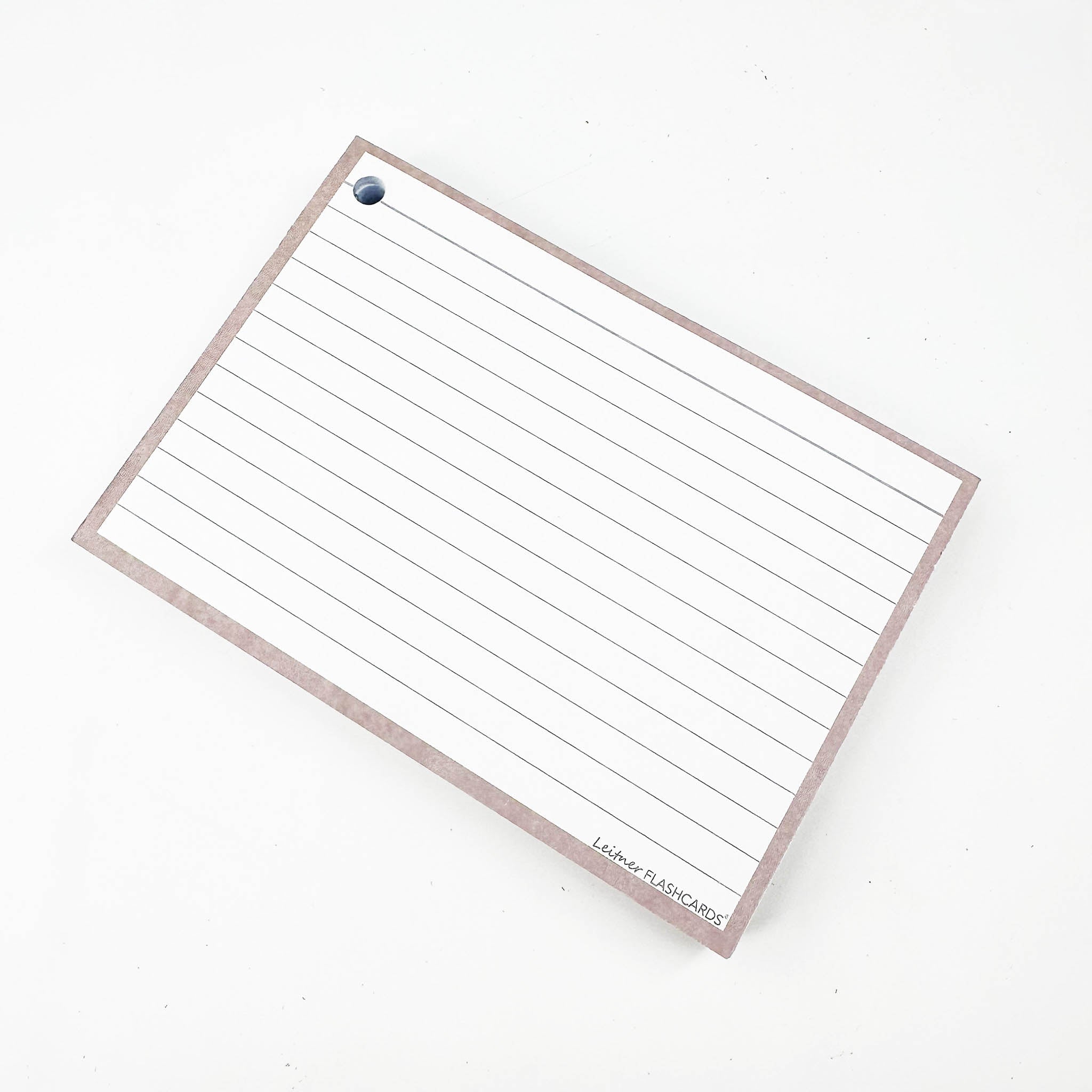 Leitner Flashcards A6 Earth Lined greige 2