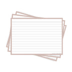 Leitner Flashcards A6 Earth Lined greige