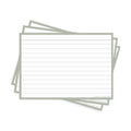 Leitner Flashcards A6 Earth Lined grey