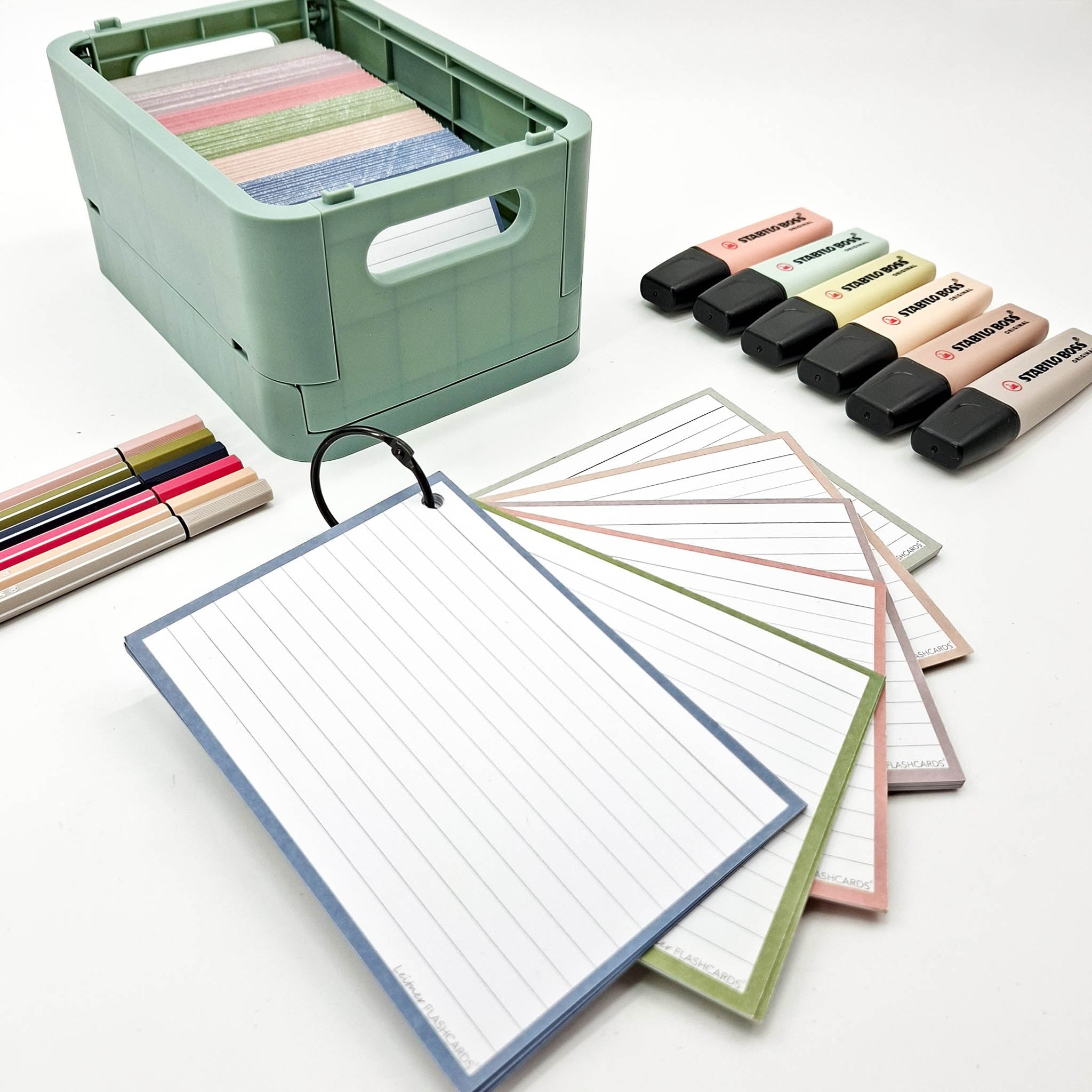 Leitner Flashcards A6 Earth Dotted lifestyle