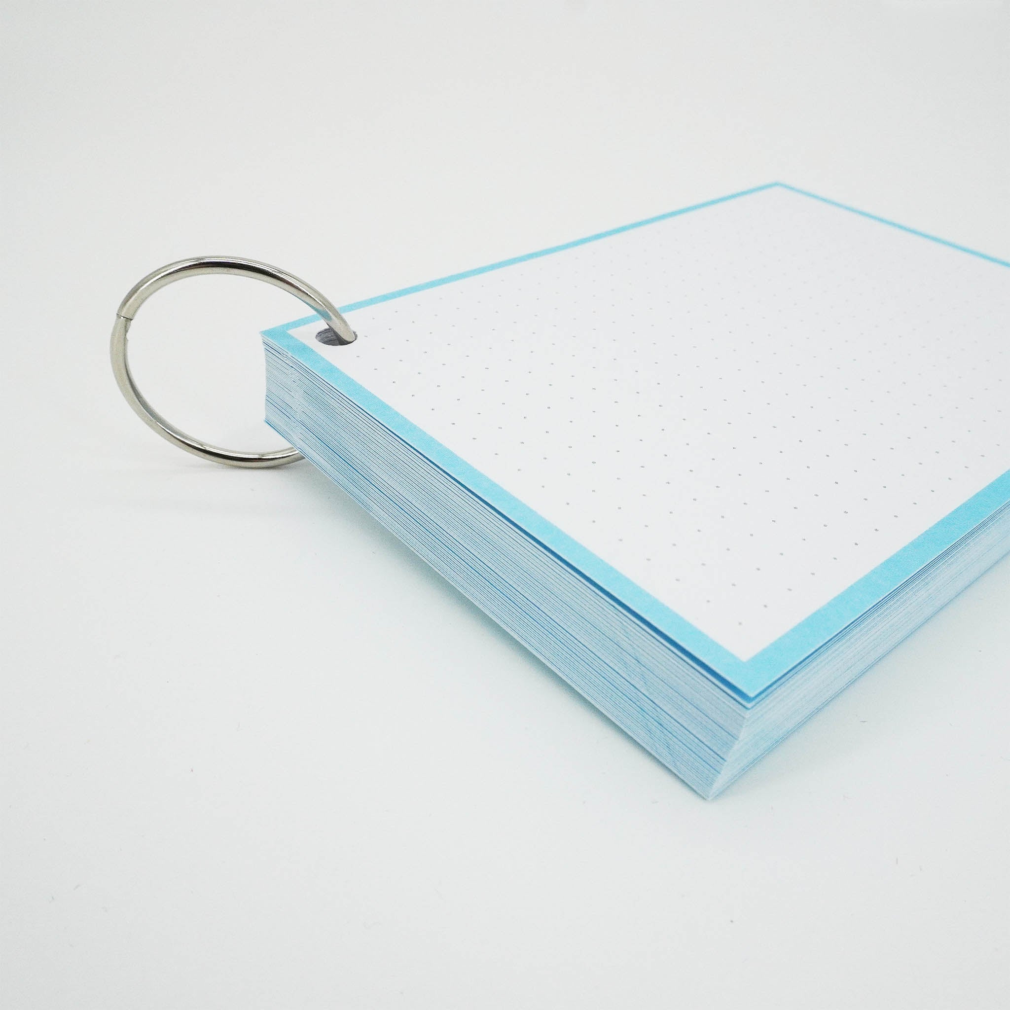 Leitner Flashcards A6 Pastel Dotted blue 6