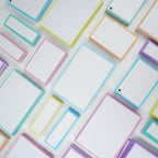 Leitner Flashcards A6 Pastel Dotted blue lifestyle 3