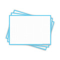 Leitner Flashcards A6 Pastel Dotted blue