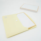 Leitner Flashcards A6 Pastel Dotted orange in document holder
